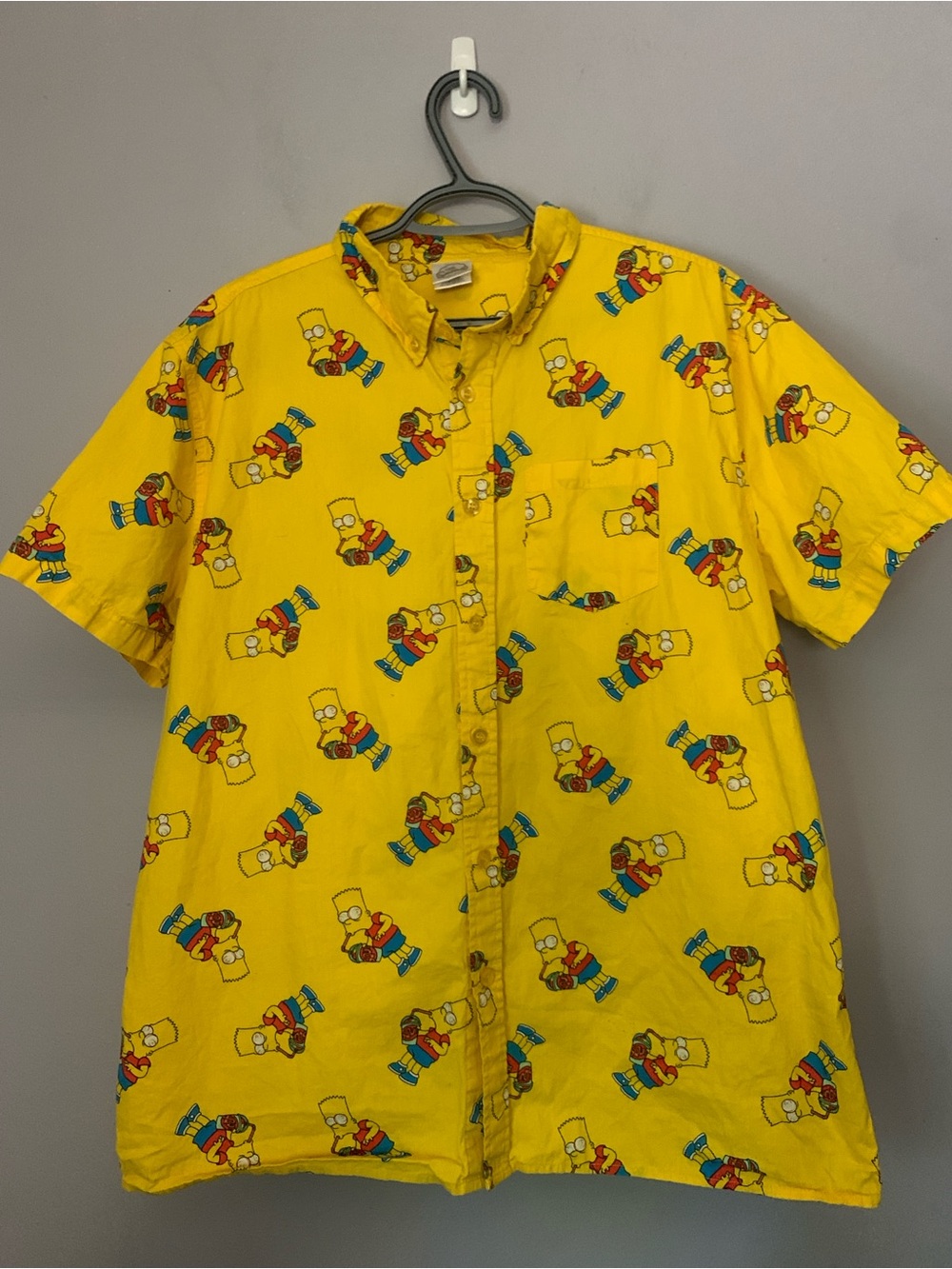 The Simpson Bart Button Up Shirt